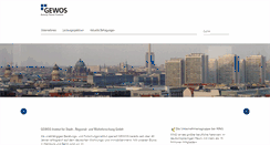 Desktop Screenshot of gewos.de