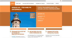 Desktop Screenshot of gewos.ch